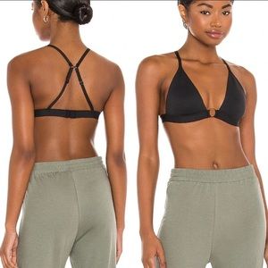 NWT Free People Scuba Bra in black